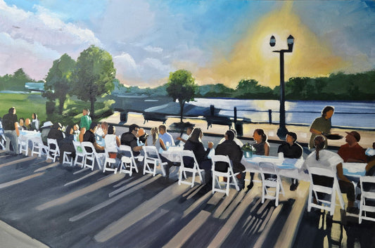 Painting, Music, and Community at The Longest Table in Bay City